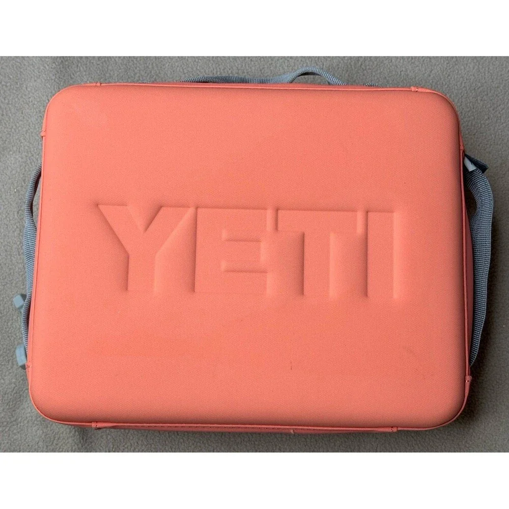 YETI Coral DayTrip Lunch Box Limited Edition Color RARE Discontinued